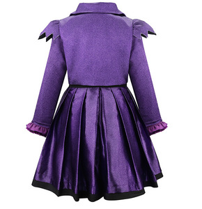 Disfraz de Cosplay de Vampirina para Niñas, Vampira Adolescente, Vestido Morado y Abrigo para Fiesta de Halloween Infantil - Product Image 2