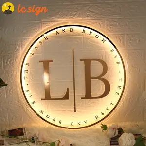 Mobile Led Sign Mobile Phone Shop Name Sign Stainless Steel Metal Polishing Resin Frontlit LED Letters Sign