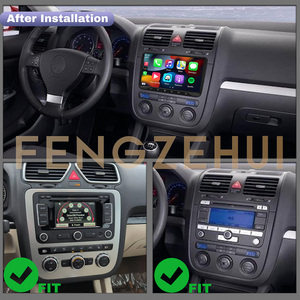 Autoradio GPS Android 14 pour <span class=keywords><strong>Golf</strong></span> MK5 V5 A5 1K Variant <span class=keywords><strong>GTI</strong></span> Estate <span class=keywords><strong>2003</strong></span> - 2009 avec Carplay Lecteur Multimédia DVD - Product Image 2