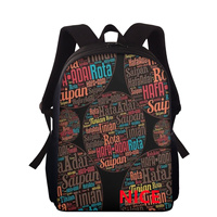 Sac à dos en polyester sur le thème de Saipan, fabriqué sur mesure, avec fermeture éclair fluide, idéal pour les étudiants, l'usage quotidien, les vacances, les sorties et comme cadeau de Noël