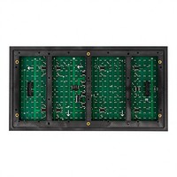 Módulo LED Azul Programable P10 DIP de 320x160mm, Panel de Pantalla Desplazable de un Solo Color para Exteriores IP65