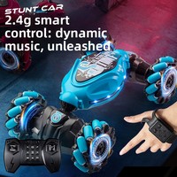 Auto de Acrobacias RC 4WD con Sensor de Gestos, Deformable, Giro de Doble Cara 360° °   Juguete Infantil Recargable Todoterreno Drift, Regalo