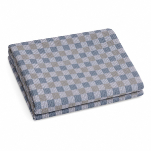Toalla de baño de algodón con diseño a cuadros gris, suave, absorbente, ligera, de secado rápido, para hombres y mujeres, 156 x 76 cm - Product Image 1