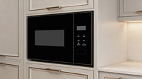 Four à micro-ondes encastrable 17L 1050W, largeur 45cm, affichage numérique LED avec fonction dégivrage pour la maison et la cuisine MEW301-FB