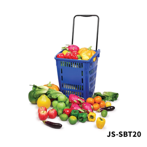 Logotipo personalizado Tamaño Tienda de conveniencia Compras <span class=keywords><strong>Supermercado</strong></span> Cesta rodante con ruedas - Product Image 4
