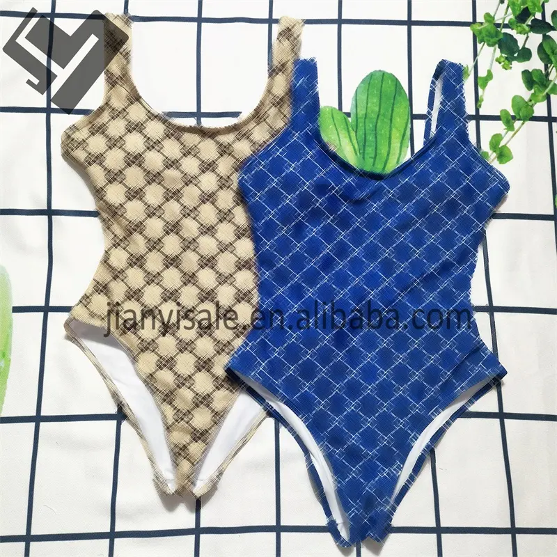 2023 गर्मियों में महिलाओं के सेक्सी बिकनी सेट प्रसिद्ध ब्रांड लक्जरी महिलाओं के लिए Swimwear के डिजाइनर प्रिंट एक टुकड़ा स्नान सूट
