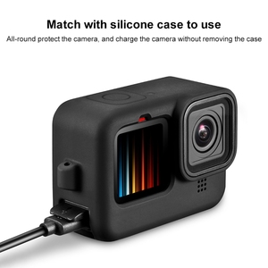 PULUZ POM Plastic Battery Side Interface Case Cover for <strong>GoPro</strong> <strong>HERO</strong> 13/12/11/10/9 Black Action Sport <strong>Camera</strong> - Product Image 6