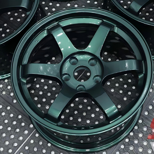 Jantes forgées <span class=keywords><strong>18</strong></span> 19-20 pouces 5x120 5x114.3 Jantes en alliage chromées à fond profond pour Volk Racing TE37 SL Tesla Model S BMW E46 E90 JDM - Product Image 4