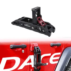 OEM 4X4 off-road accessories Foldable CNC aluminium Door Hinge Side Step Foot Pedal for Jeep wrangler JK JL