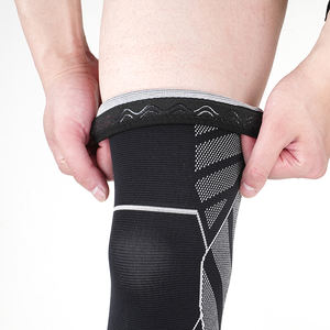 Baloncesto y ciclismo Compresión Rodilleras Pierna completa Nylon para artritis y venas varicosas Hinchazón Protector - Product Image 3