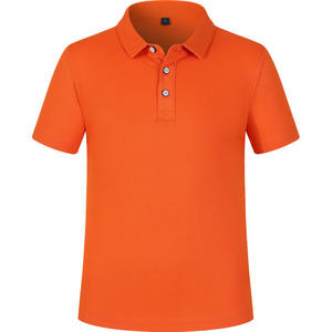 Vente en gros de polo 100% coton 200gsm pour hommes avec logo imprimé brodé, golf uni et respirant pour polo tricoté au toucher glacé - Product Image 1
