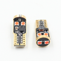 CAR-REFINE Car T10 Led W5W 168 194 Bombillas LED para automóviles Super Bright T10 6SMD 3030 Chip Auto Wedge Parking Lámpara LED Side T10 Bombilla