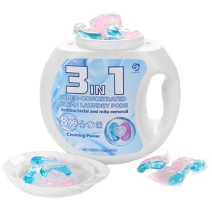 SANYUAN Venta al por mayor Venta caliente 3 en 1 Cápsulas de lavandería Cápsula de lavado Gel líquido Cápsulas de detergente para ropa - Product Image 4