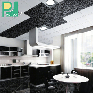 Panneaux muraux en <span class=keywords><strong>PVC</strong></span> légers et faciles à installer, textures noires, panneau en <span class=keywords><strong>PVC</strong></span> de Formica avec panneau en marbre <span class=keywords><strong>PVC</strong></span> - Product Image 1