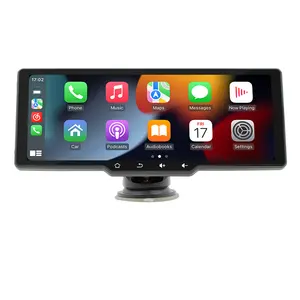 Radio de coche universal de 10,26 pulgadas, reproductor de vídeo multimedia, inalámbrico, Carplay, Android, navegación con pantalla táctil automática, pantalla IPS, cámara de salpicadero