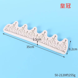 केक उपकरण केक सजावट उपकरण विंटेज राहत सिलिकॉन मोल्ड - Product Image 6