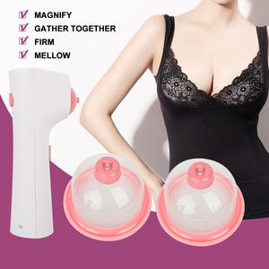 Nova moda sem fio um botão controle vácuo ventosa terapia máquina mama ampliador massageador cupping dispositivo mulheres uso - Product Image 5