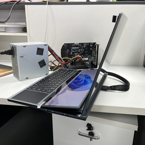 Soporte de estación de trabajo Tarjeta gráfica AMD externa Pantalla táctil dual <span class=keywords><strong>Laptop</strong></span> Gamer Intel Core I7 9750H Computadoras portátiles Intel - Product Image 4