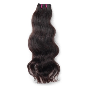 Paquete de cabello intacto con cutícula virgen de Vietnam, extensiones de trama de doble dibujado a granel sin procesar, cabello Remy 1B, ondas de templo indio crudo - Product Image 1