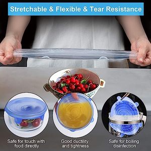 ฝาปิดซิลิโคนยืดหยุ่นอเนกประสงค์สำหรับภาชนะในครัว - Product Image 6