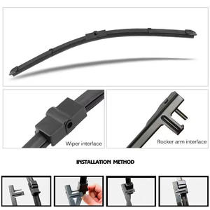 Lame d'essuie-glace Gaojie pour Peugeot 207 2006-2014, remplacement du pare-brise avant, accessoire automobile - Product Image 3