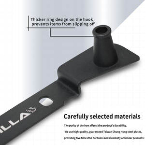 Venta caliente Modificaciones de motocicleta Xilla Black Reforzado Motocicleta Debajo del asiento Gancho para Sym Drg2 - Product Image 3