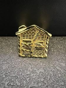 Anello Personalizzato con Cristalli per Uomo, Anello a Forma di Casa in Stile Hip Hop, Placcato in <span class=keywords><strong>Oro</strong></span> <span class=keywords><strong>Bianco</strong></span> 14K, Gioiello Luccicante - Product Image 5