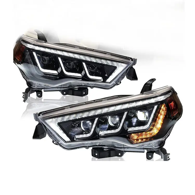 ไฟหน้ารถยนต์ LED,อะไหล่ไฟหน้ารถยนต์สำหรับ Toyota 4RUNNER 2014 - 2022 USA Version