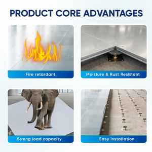 Pavimento Sopraelevato Moderno Classe A Ignifugo Impermeabile Resistente all'Umidità Insonorizzato - Product Image 3