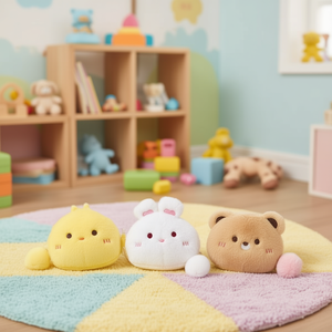 Portamonete in peluche a forma di animale 12x13cm, morbido e carino, per bambini e ragazze - Product Image 2