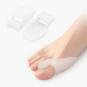 定制包装硅胶拇趾趾矫正器趾分离器趾垫片，用于拇趾救济拇趾保护器