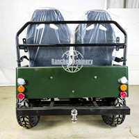 Mini Willys Quads, voiture de tourisme classique, essence/GPL, 3 vitesses, marche arrière, automatique pour enfants, 2/4/6 places, homologué CE, 150-250 CV