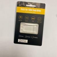 Emballage en blister plastique OEM pour clé USB, emballage en blister personnalisé avec logo, vente en gros
