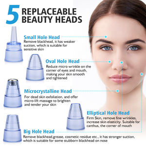 5 Head Pore Cleanser Vacuum Electric Suction Facial Comedo Acne Remover <b>Extractor</b> Tool Kit Pore Vacuum Blackhead Remover - Product Image 5