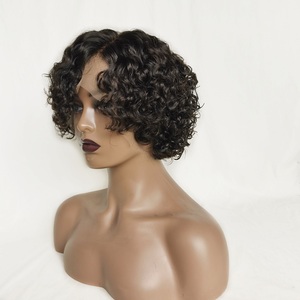 Parrucca Frontale in Pizzo Svizzero Invisibile con Capelli Umani Brasiliani Vergini Remy a Doppia Trama, Effetto Cuoio Capelluto Naturale, Economica all'Ingrosso - Product Image 3