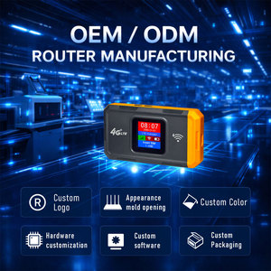 Routeur <span class=keywords><strong>WiFi</strong></span> portable DNXT WiFi6 4G avec carte SIM 300 Mbps, modem de poche WPS, routeur Mifi 4G LTE avec emplacement pour carte SIM pour les voyages - Product Image 3