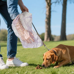 Con Chó Chất Thải Túi 240 Đếm Thân Thiện Với Môi Nhựa Thiết Kế Đơn Giản Màu Tím Hoa Oải Hương Mùi Hương 1 Cuộn 15 Miếng Tổng Số 16 Cuộn - Product Image 5