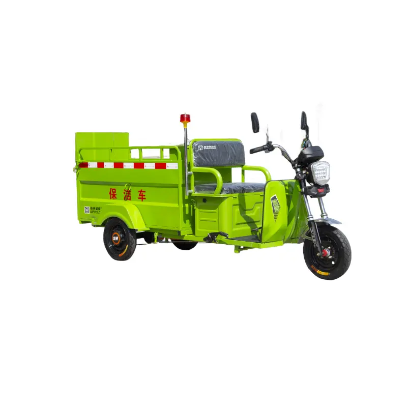 Popular Best Selling Large Capacity Full Enclosed Electric Garbage Collection and Transport Tricycle