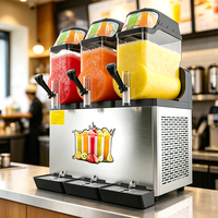 Machine à slushie professionnelle pour boissons glacées et margaritas pour bars, restaurants et cafés