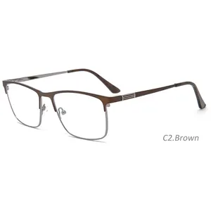 Ready Stock Wholesale Optical Frame Hot Selling Glasses Metal Fashion Men Eyewear Manufacturer
