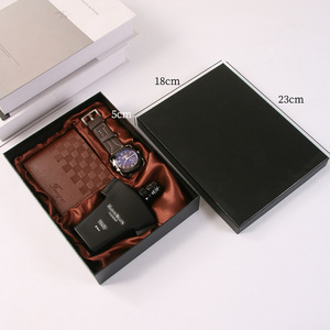 Cross Border Gift <b>Set</b> For Men Quartz <b>Watch</b> Wallet Perfume Eau De Toilette Spray Business Gift Box - Product Image 2