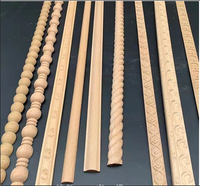 Cadre de moulage en bois classique, décoratif d'intérieur et d'extérieur, garniture murale, bordure de jupe