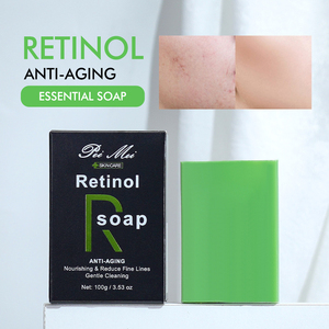 Tùy Chỉnh Retinol Tinh Dầu Xà Phòng Thanh Với Vitamin <span class=keywords><strong>E</strong></span> Nhẹ Nhàng Làm Sạch Giảm Đường Nhăn Nuôi Dưỡng Màu Xanh Lá Cây Xà Phòng Trung Quốc Nhãn - Product Image 4