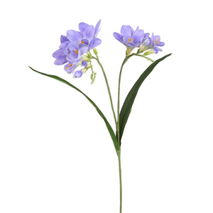 QIHAO Artificial Freesia <b>Silk</b> <b>Flowers</b> Multi Color Plastic High Simulation For Home Wedding Decoration - Product Image 5