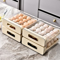 Boîte de rangement pour œufs, boîte à œufs spéciale pour réfrigérateur, organisateur d'œufs pour cuisine, approvisionnement en gros