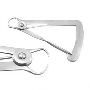 Calibrador Dental profesional Iwanson, calibrador de acero inoxidable de acción por resorte, mediciones de puente de corona de 0-10mm, laboratorio certificado CE - Product Image 1