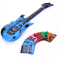 36.6 pouces PVC gonflable Rock Star guitare sangle noël coup guitare jouet pour enfant carnaval mariage fête d'anniversaire décor personnalisé