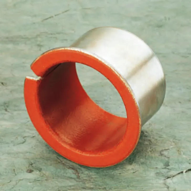 DP4 Bushing For Hydraulic Cylinder Flanged Sliding Bearing SF1 DU Bushing Spray Red Coating Oilless Bushing