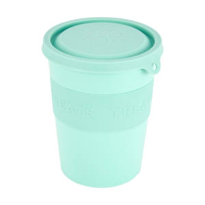 Nouveau pot de rangement hermétique en plastique rustique pour animaux de compagnie (chiens et chats) du Vietnam – Joli petit récipient réutilisable en silicone pour friandises - Product Image 1