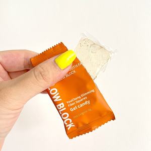 Qianmeiren Youchang cubo di flusso di grasso duro amaro decorato scatola di caramelle gommose estratto di grano saraceno bianco farina salvatore digestione 10 confezioni - Product Image 4